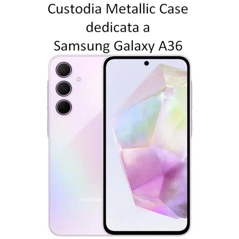 Custodia Tpu Silicone Cover Case Per Samsung Galaxy A36 5g Gold - Foto 2