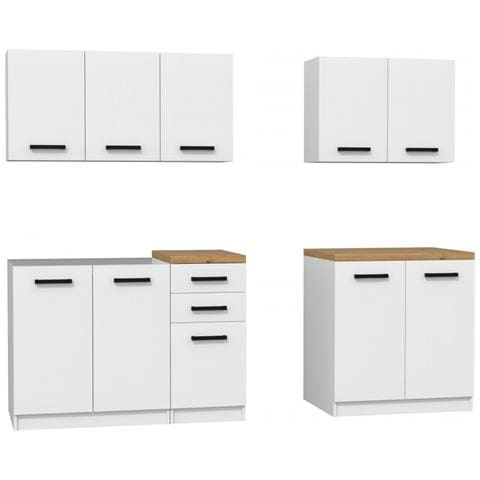 Topeshop KUCHNIA SET 200 BIEL, Moderno - Foto 1