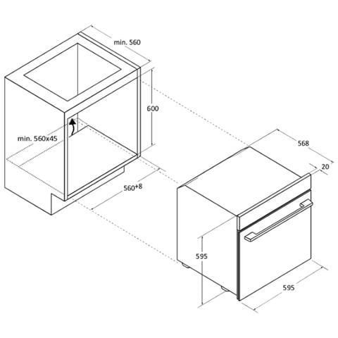 Forno Elettrico CA6 N3B3YTX 78 L Acciaio Inox - Foto 7