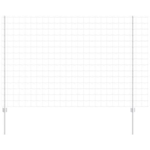 Recinzione Euro con 10 Post Silver 1,5x10 m Acciaio - Foto 1