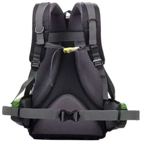 Zaino da Trekking Impermeabile Multiuso 40 Litri 50x32x15 cm Verde - Foto 3