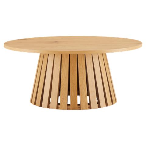 Liv Tavolino Rotondo 80cm In Stile Scandinavo - Foto 1