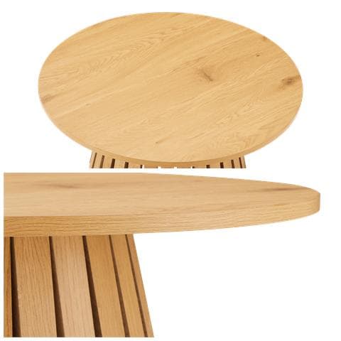 Livtavolino Rotondo 80cm In Stile Scandinavo - Foto 9