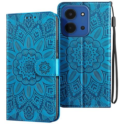 Custodia A Portafoglio Per Redmi 15c Con Motivo Mandala E Porta Carte - Foto 1