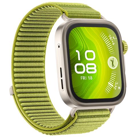WATCH FIT 4 Pro, vetro zaffiro, cassa in titanio e cinturino verde. Fino a 10 giorni di autonomia e compatibile con iOS e Android. - Foto 12