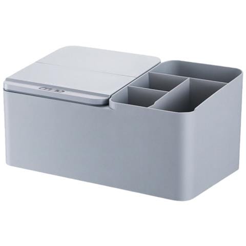 Dispenser Elettrico Intelligente Per Fazzoletti Con Sensore - Ricaricabile Usb E Portaoggetti Multi-scomparto Grey - Foto 1