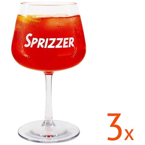 Set Di 3 Bicchieri Trasparenti In Tritan Infrangibile Resistente Per Feste Design Originale -3-bicchieri - Foto 2