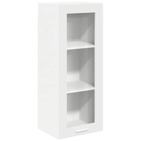 Armadio pensile Riga Bianco 40 x 31 x 100 cm Legno multistrato - Foto 1