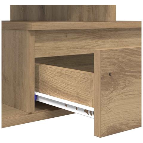 Tavolino da salotto Rovere artigianale 90 x 49 x 45 cm - Foto 9