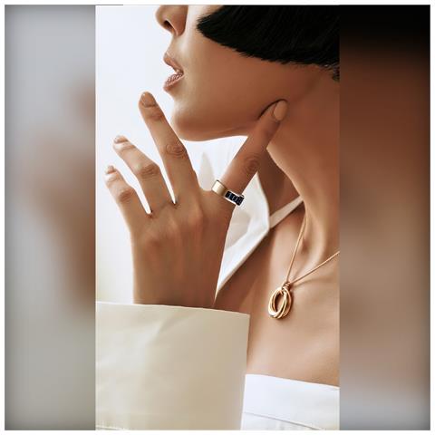 Smart Ring Con Display E Custodia Di Ricarica - Monitoraggio Fitness E Salute Gold 13 - Foto 7