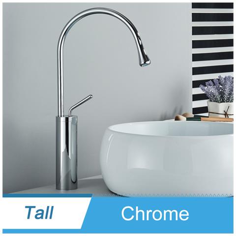 Rubinetto per lavabo da bagno, Blackswan, tipo M229, modello cromato, misura 46 cm - Foto 2