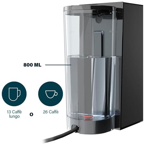 Macchina Caffè Multi-capsula, Pompa Italiana Da 19 Bar, Serbatoio D’acqua 800 Ml, Compatibilità 4-in-1, 1450 W, Compatibile Con Nespresso® E Dolce Gusto®, Senza Bpa, Parti Rimovibili, - Foto 2
