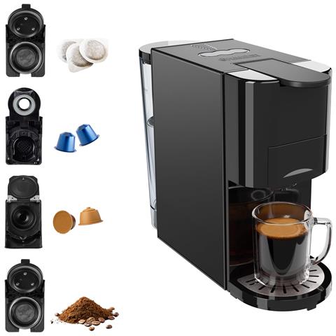 Macchina Caffè Multi-capsula, Pompa Italiana Da 19 Bar, Serbatoio D’acqua 800 Ml, Compatibilità 4-in-1, 1450 W, Compatibile Con Nespresso® E Dolce Gusto®, Senza Bpa, Parti Rimovibili, - Foto 1