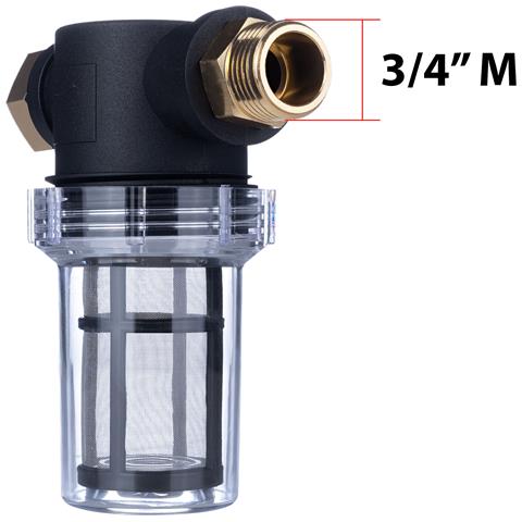 Filtro Acqua 3/4"" F-m 40 Micron - Metallo, 10 Bar | Alta Qualità, Facile Pulizia | Per Irrigazione, Fontane, Protezione Dispositivi - Foto 8
