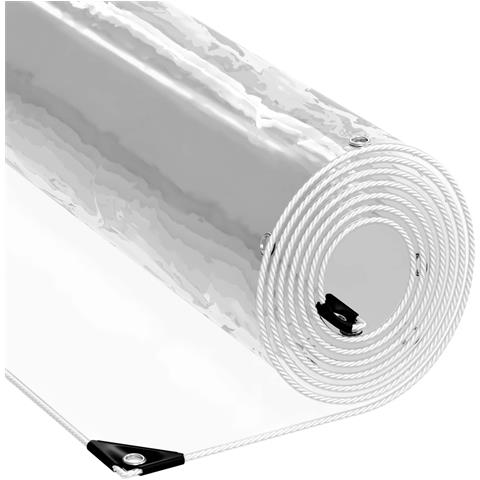 Telo con Occhielli Trasparente 3 x 3 m Polietilene - Foto 1