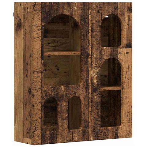 Armadio pensile con lo scaffale Legno vecchio 59 x 20 x 71.5 cm - Foto 1