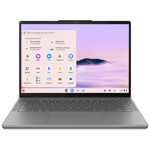 Chrome 14M9610 MediaTek Kompanio Kompanio Ultra 910 Computer portatile 35,6 cm (14") Touch screen WUXGA 16 GB 256 GB UFS Wi-Fi 7 (802.11be) ChromeOS Grigio Italiano - Foto 1