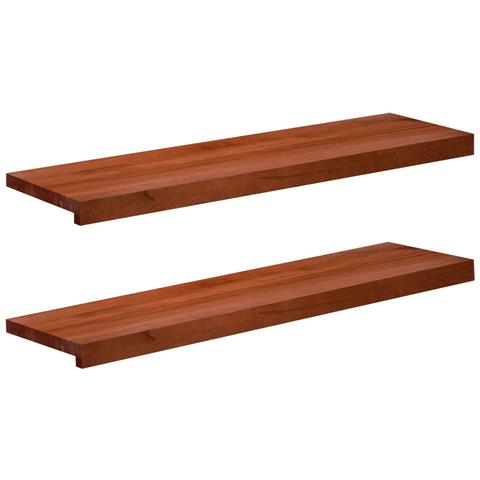 Tappeti per scale 2 pz 90 x 25 x 2 cm Marrone - Foto 1