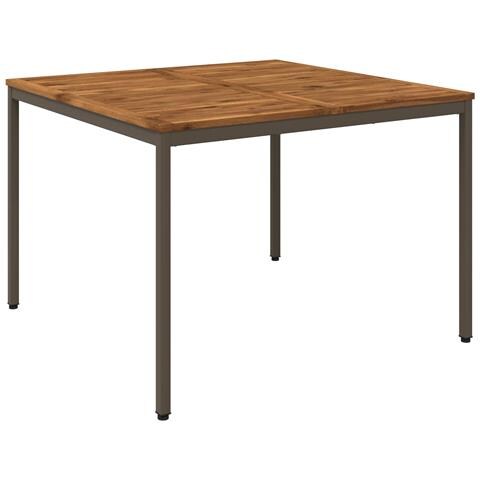 Tavolo da cena da giardino Naturale e Caffè 110 x 108,5 x 75 cm - Foto 1