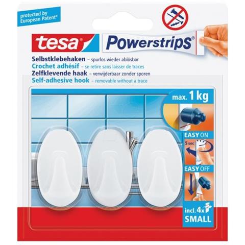 Powerstrip Small Gancio Ovale, 4 Strisce, Max 1 Kg - Foto 3