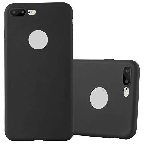 Custodia Compatibile Con Apple Iphone 8 Plus / 7 Plus / 7s Plus In Candy Nero - Coperchio Protettivo In Silicone Tpu Flessibile - Foto 1