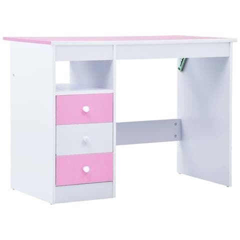Scrivania da Disegno per Bambini Inclinabile Rosa e Bianca - Foto 2