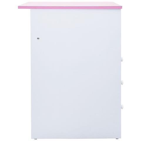 Scrivania da Disegno per Bambini Inclinabile Rosa e Bianca - Foto 10