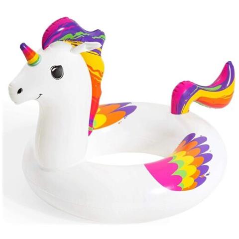 Salvagente Fashion Unicorno Fantasy Cm. 119x91 Best Way - Foto 8
