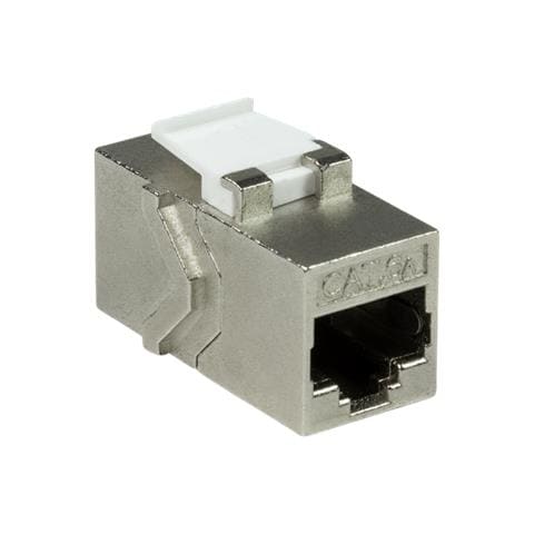 Accoppiatore Cat. 6a Keystone 2xrj45 Stp Larghezza Solo 14,6 Mm Silver - Foto 2