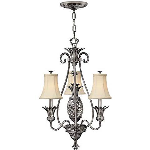 Plantation Tre Lampadario Lucidato Antico Nichel - Foto 1