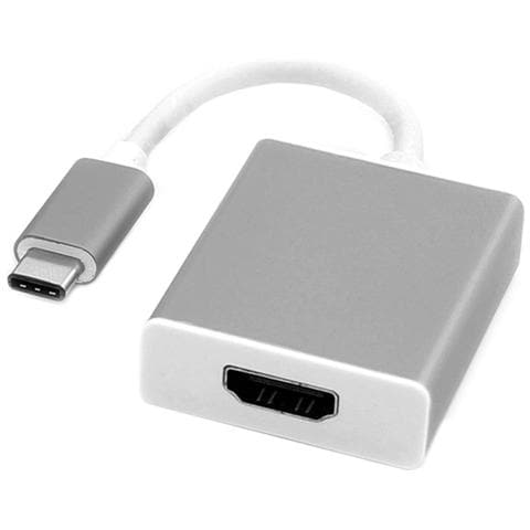 12.03.3210, USB C, HDMI, Maschio, Femmina, Argento, FCC CE - Foto 1