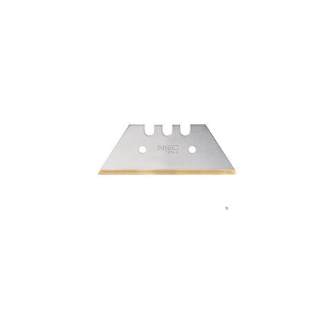Lama Di Ricambio 52 Mm Trapezoidale, Confezione Da 5 Pezzi In Titanio, 52 X 0,65 Mm, Trappole A Punta Tagliata Al Laser - Foto 1