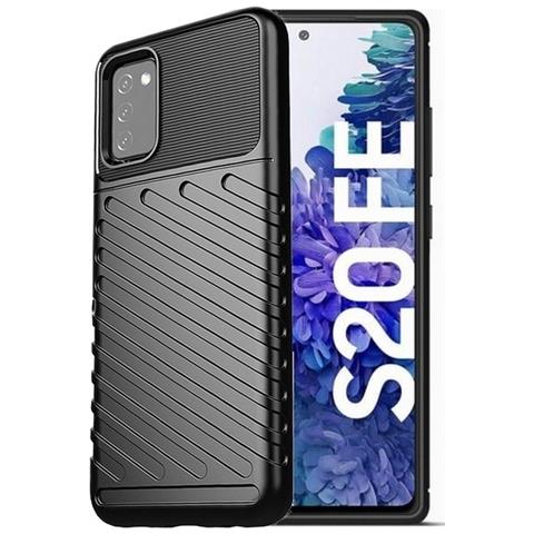 Thunder Custodia Tpu Silicone Cover Case Per Samsung Galaxy S20 Fe G780 - 5g G781 Black - Foto 1
