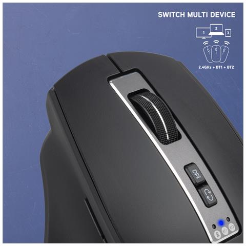 BLUR-RB mouse Mano destra Bluetooth + USB Type-A 3200 DPI - Foto 5