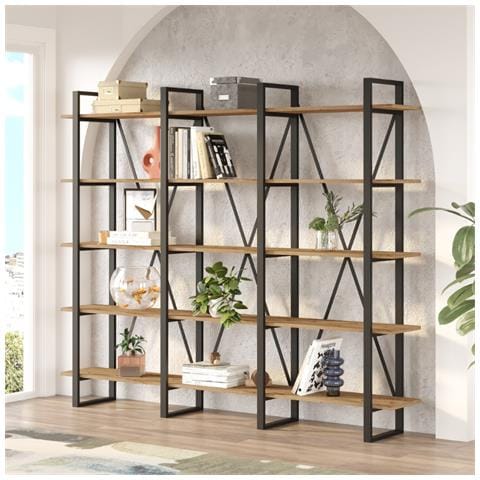 Scaffalatura In Legno E Metallo Astoria - Foto 2