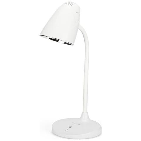 Lampada Da Scrivania Mt044 Bianco Nero Sì Bianco Caldo Abs 21 Lm 3 W 14,5 X 44 X 14,5 Cm - Foto 1