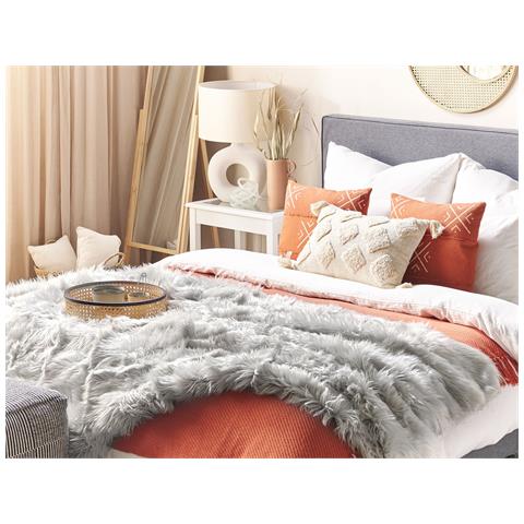Coperta Grigio Chiaro 150 X 200 Cm Delice - Foto 1