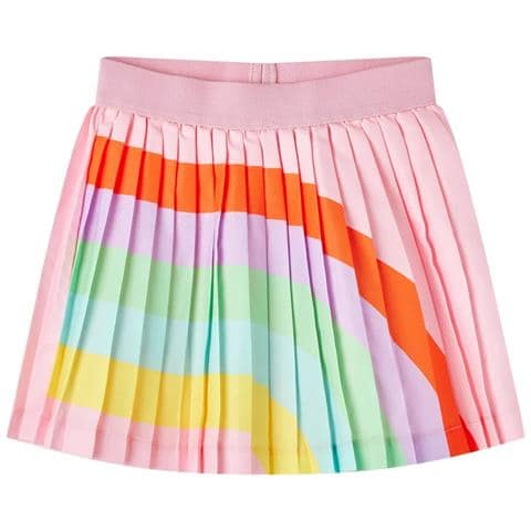 Gonna Plissettata Da Bambina Rosa Chiaro 92 - Foto 1
