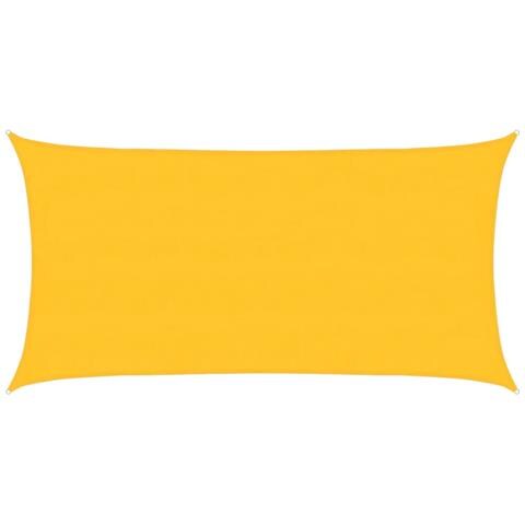 Vela Parasole 160 G /m Rettangolare Giallo 4x7 M In Hdpe - Foto 1