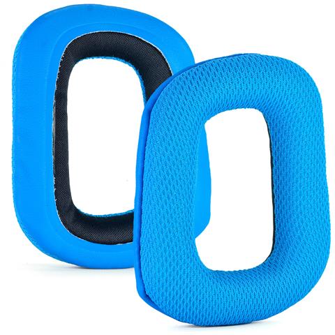 Cuscinetti Auricolari Per Logitech G35 G930 G430 F450 G331 G231 G431 G432 Blue - Foto 3