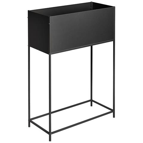 Vaso Per Piante Rialzato Tapien Metallo 70 Cm Nero - Foto 2