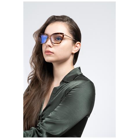Occhiali Da Gioco E Per Computer- Anna, Kista Collection - Colore Montatura: Tortoiseshell,tinta Lenti: Clear (blocca Il 35% Della Luce Blu E Il 100% Della Luce Uv) -occhiali Bloccanti La Luce Blu - Foto 2