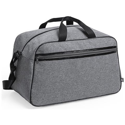 Borsa Da Viaggio Multiuso Nature Resistente Materiale Riciclato Rpet 600d 48,5x28x27,5 Cm. Grigio - Foto 2