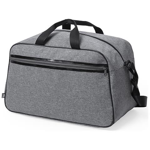 Borsa Da Viaggio Multiuso Nature Resistente Materiale Riciclato Rpet 600d 48,5x28x27,5 Cm. Grigio - Foto 1