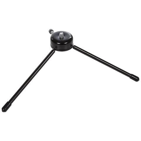 Treppiede Da Tavolo 14 Cm Filetto 1/4 Di Pollice 0,63 Cm 19x19x7 Cm. Colore Nero - Foto 1