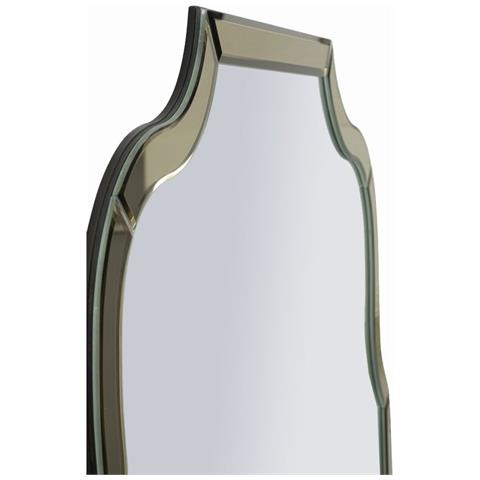 Specchio Con Cornice Classico 1 - Oro - Mdf - 100x85x1 Cm - Foto 2