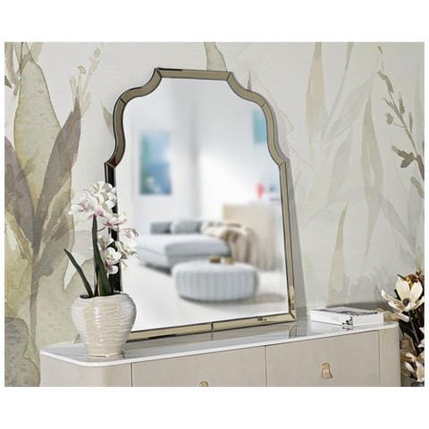 Specchio Con Cornice Classico 1 - Oro - Mdf - 100x85x1 Cm - Foto 8