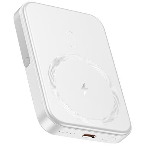 Batteria Magsafe 5000mah Pieghevole Usb-c 20w, Bianco - Foto 5