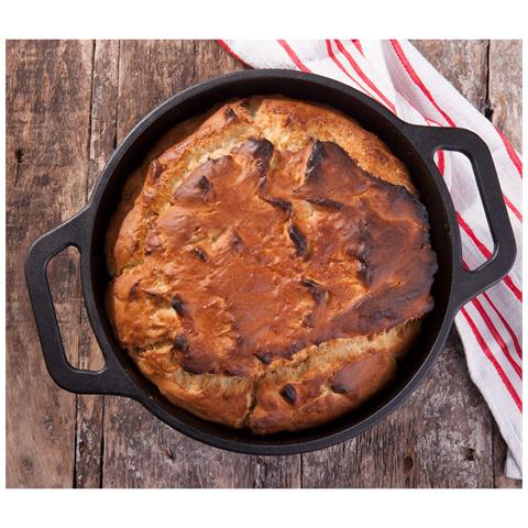 Victoria 39493 Forno Olandese Induzione Ghisa Smaltata 29cm, Pentola 6,6l Senza Ptfe E Pfoa  Nero - Foto 8