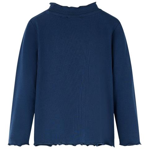 Maglietta Bambina Maniche Lunghe Blu Marino 128 - Foto 2